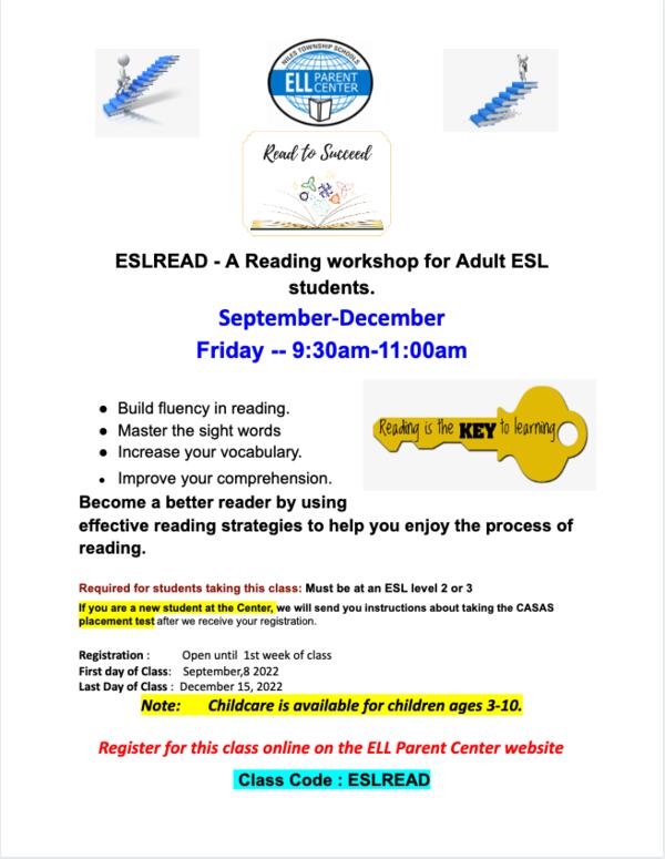 ESLREAD - A reading workshop