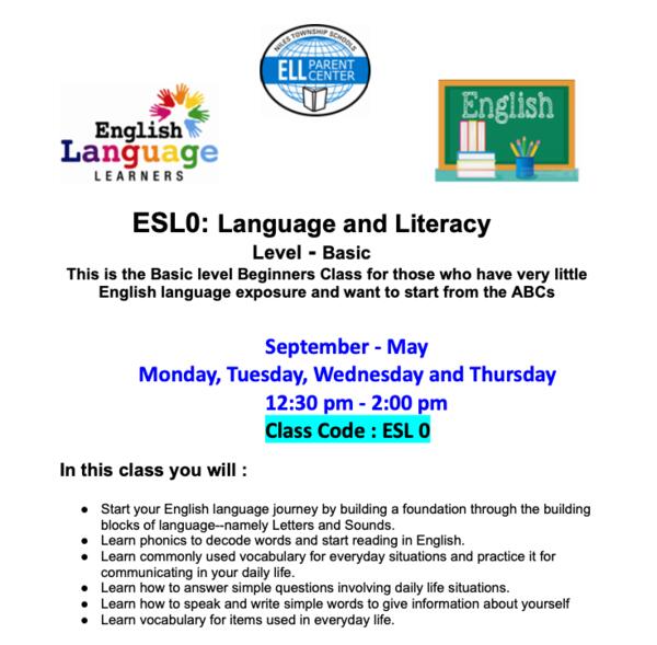 ESLO Language and Literacy