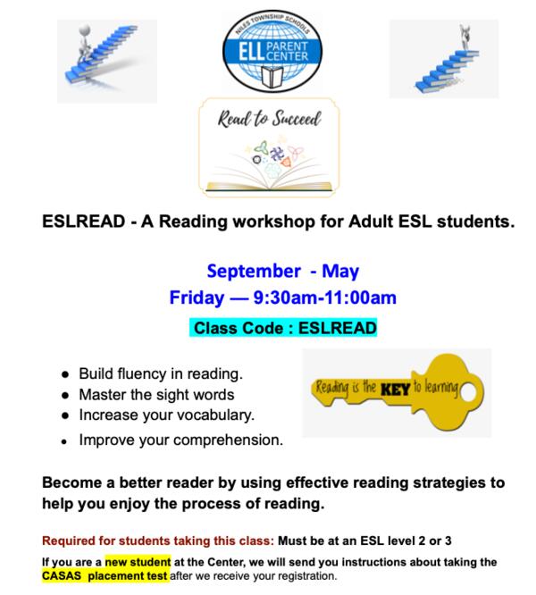 ESL Reading workshop