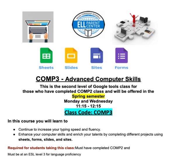 Comp3 Advanced computer skills